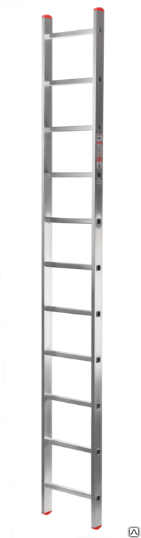 Лестница односекционная алюминиевая приставная SIBILO