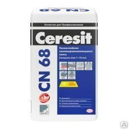 Ceresit CN 68. Самовыравнивающаяся смесь (от 1 до 15 мм) 