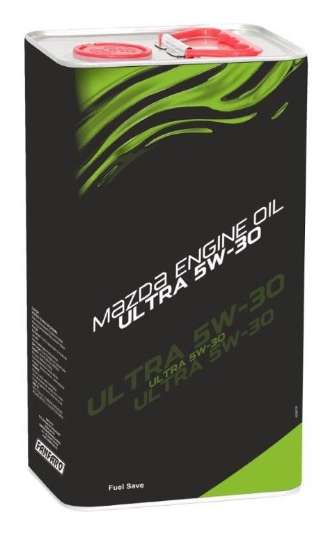 Mazda 5W30 Ultra API SN моторное масло, железная канистра (банка) 4л 1