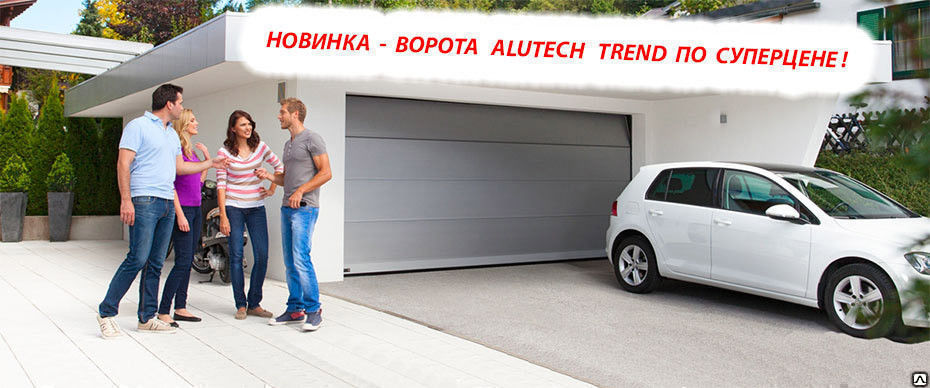 Ворота гаражные автоматические Алютех Trend с пружинами растяжения 3000х2500 мм #5