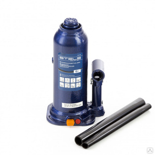 Домкрат гидравлический бутылочный, 6 т, h подъема 207-404 мм, в пластиковом кейсе Stels #1