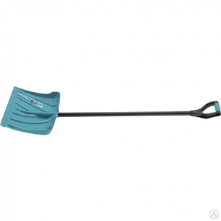 Лопата для уборки снега пластиковая Luxe,460 х 335 х 1300 мм, металлопластиковый черенок, Palisad 
