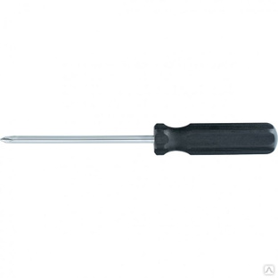 Отвертка PH1 х 75 мм, углеродистая сталь, черная пластиковая рукоятка Sparta #1