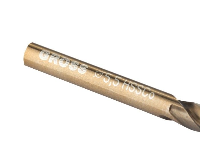 Сверло спиральное по металлу, 5.5 мм, HSS-Co Gross 2
