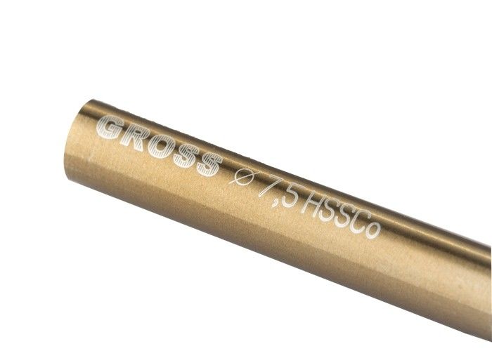 Сверло спиральное по металлу, 7.5 мм, HSS-Co Gross 3