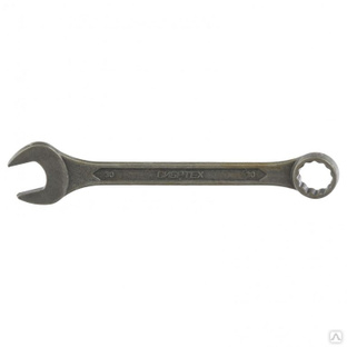 Ключ комбинированный 30 мм, CrV, фосфатированный ГОСТ 16983 Сибртех 