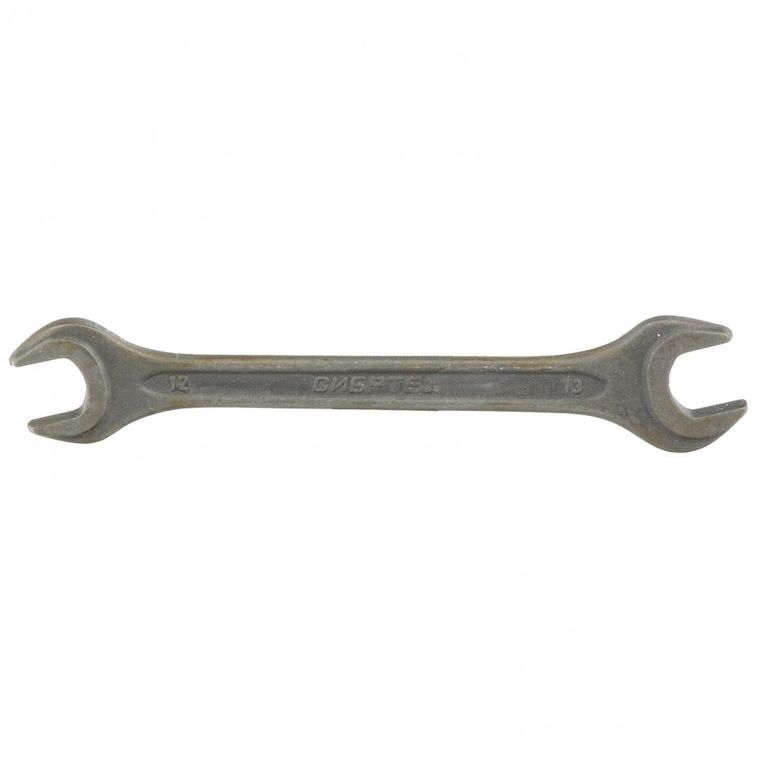 Ключ рожковый 12 х 13 мм, CrV, фосфатированный ГОСТ 2839 Сибртех