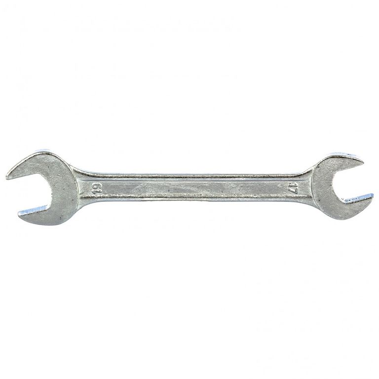 Ключ рожковый 17 х 19 мм, хромированный Sparta