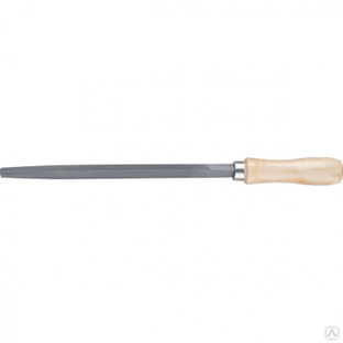 Напильник трехгранный, 300 мм, деревянная ручка Сибртех 