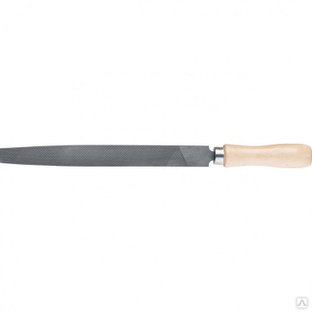 Напильник плоский 150 мм, деревянная ручка Сибртех 