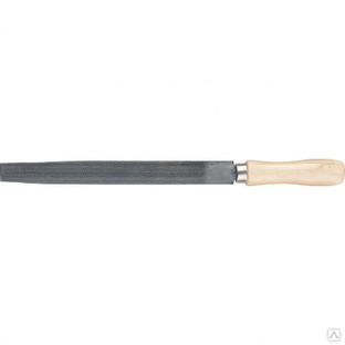 Напильник полукруглый, 300 мм, деревянная ручка Сибртех 