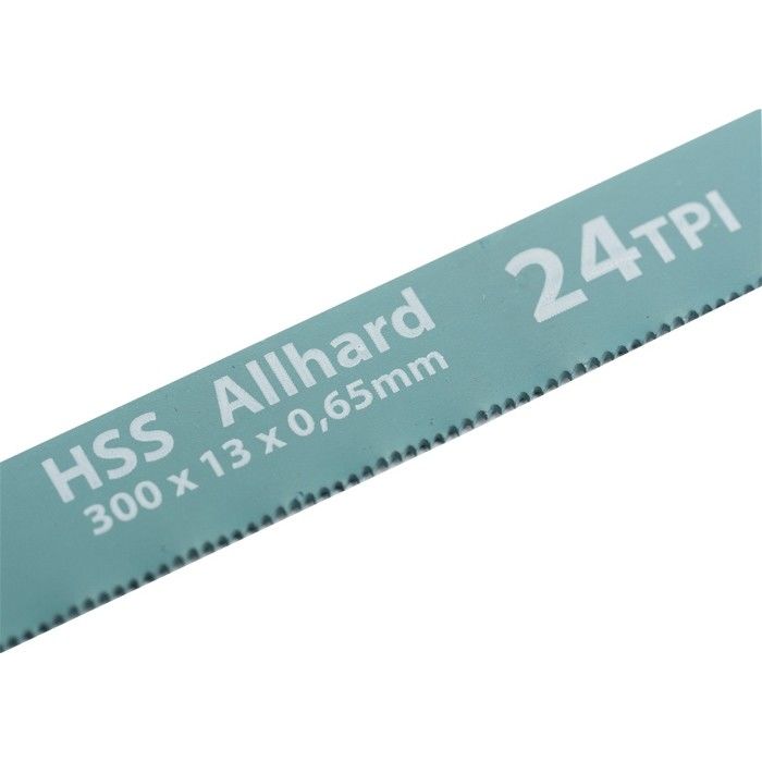 Полотна для ножовки по металлу 300 мм, 24 TPI, HSS, 2 шт Gross