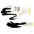 Перчатки полиэфирные с черным нитрильным покрытием маслобензостойкие, L, 15 класс вязки Сибртех #1