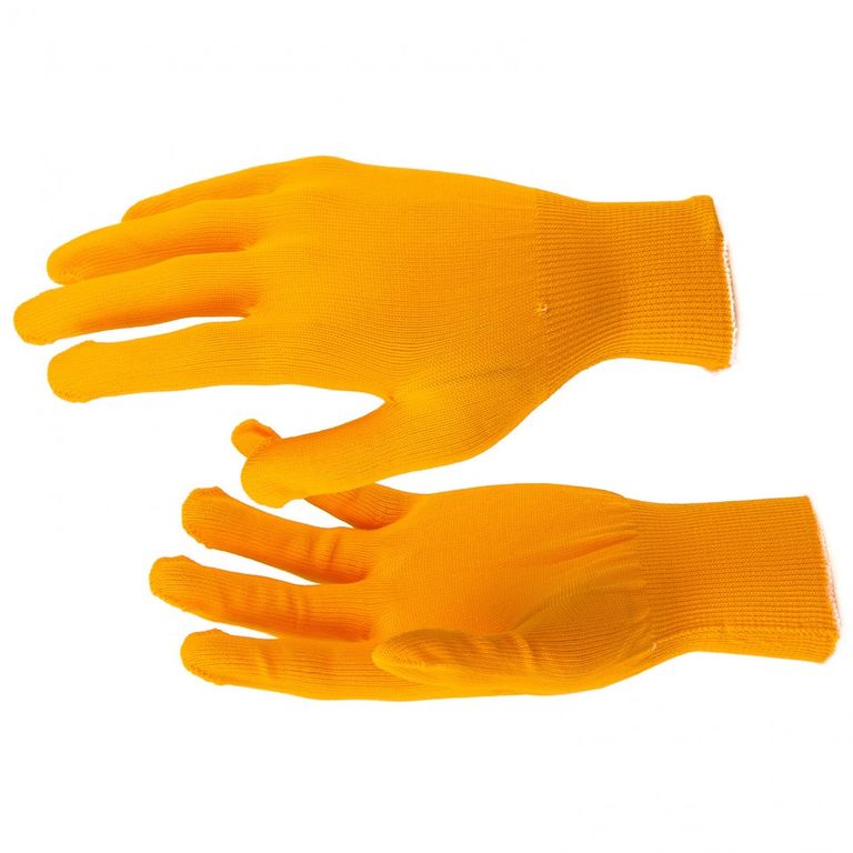 Перчатки Нейлон, 13 класс, оранжевые XL Россия