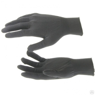 Перчатки Нейлон, 13 класс, черные XL Россия #1