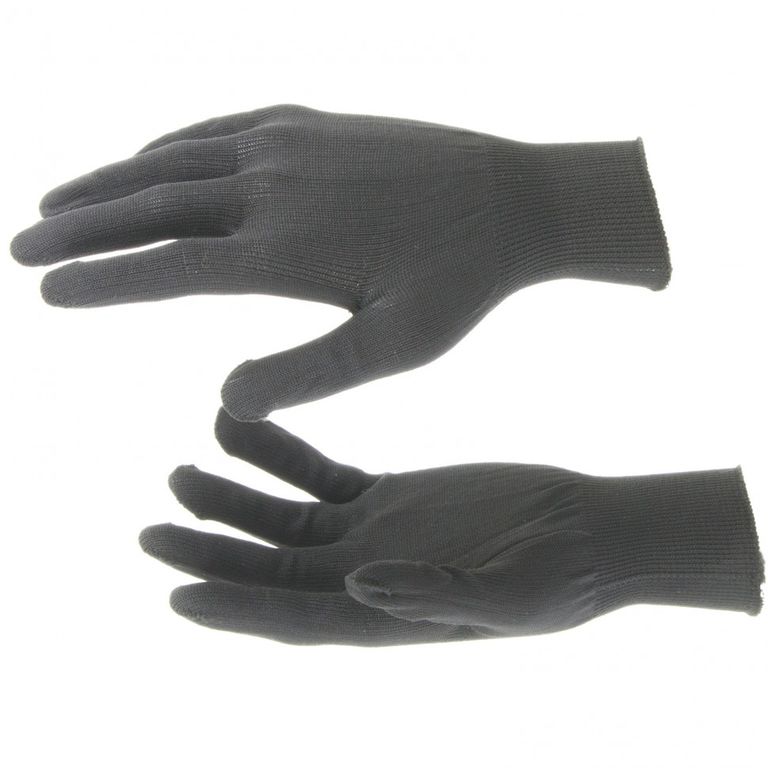 Перчатки Нейлон, 13 класс, черные XL Россия