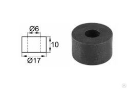 Втулка пластиковая 10 мм мебельная