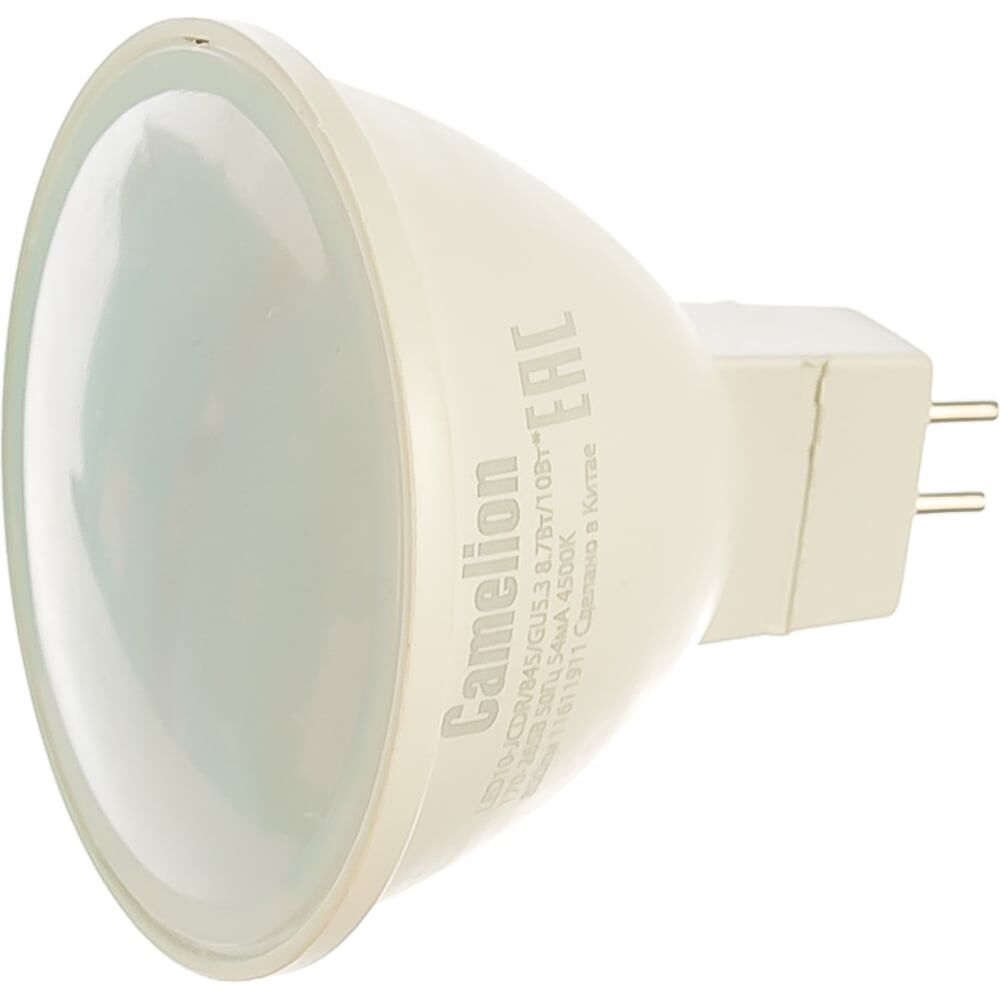 Электрическая светодиодная лампа Camelion LED10-JCDR/845/GU5.3