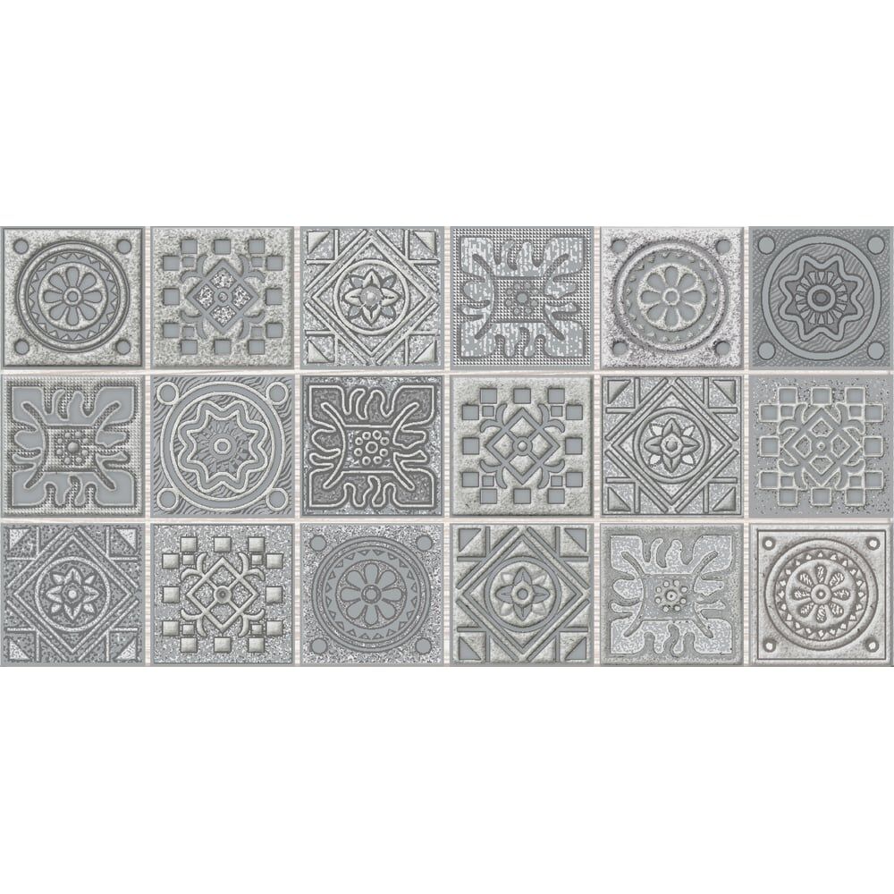 Декор Azori Ceramica grazia grey nefertiti, 20.1x40.5 см