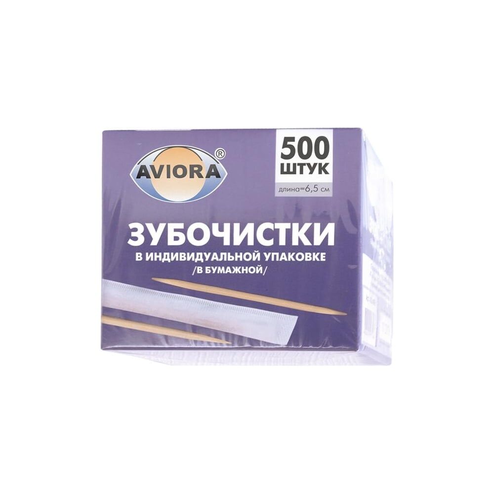 Бамбуковые зубочистки AVIORA 401-486