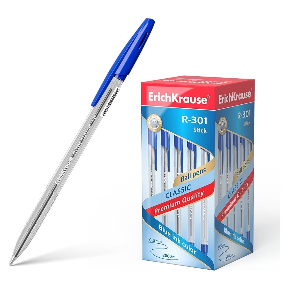 Шариковая ручка ErichKrause R-301 Stick Classic