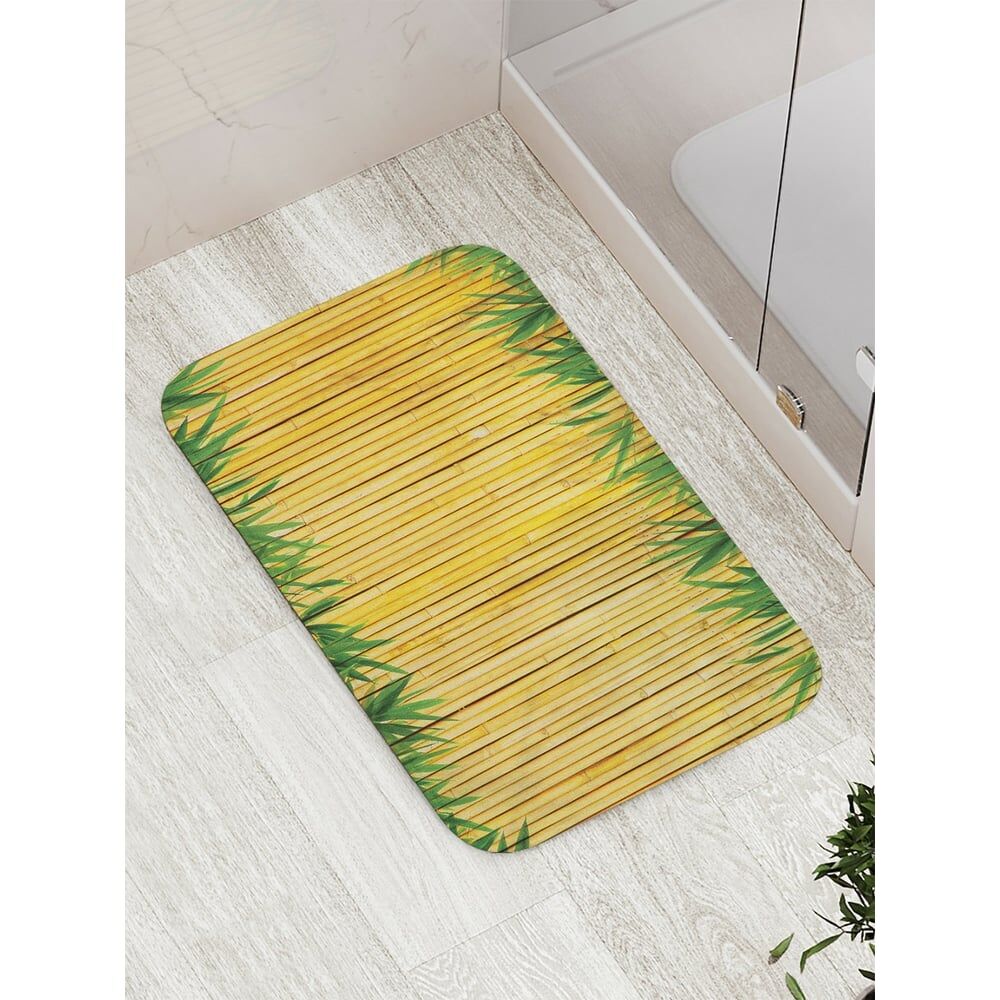 Противоскользящий коврик для ванной, сауны, бассейна JOYARTY Бамбуковая стена
