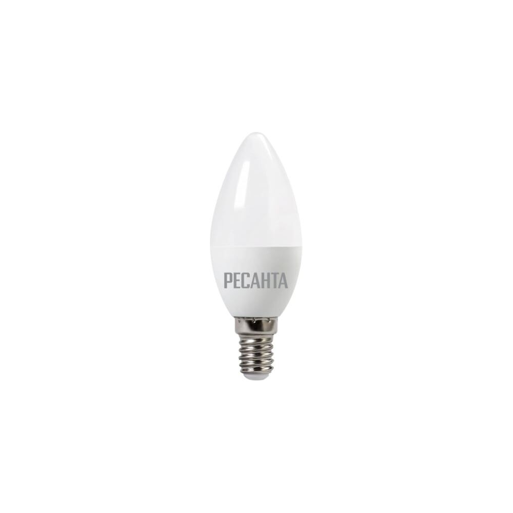 Светодиодная лампа Ресанта LL-R-C37-5W-230-3K-E14