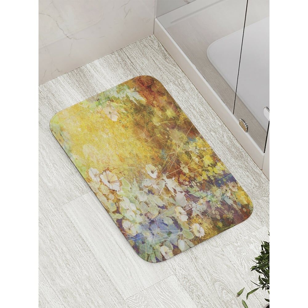 Противоскользящий коврик для ванной, сауны, бассейна JOYARTY Цветочное обличье