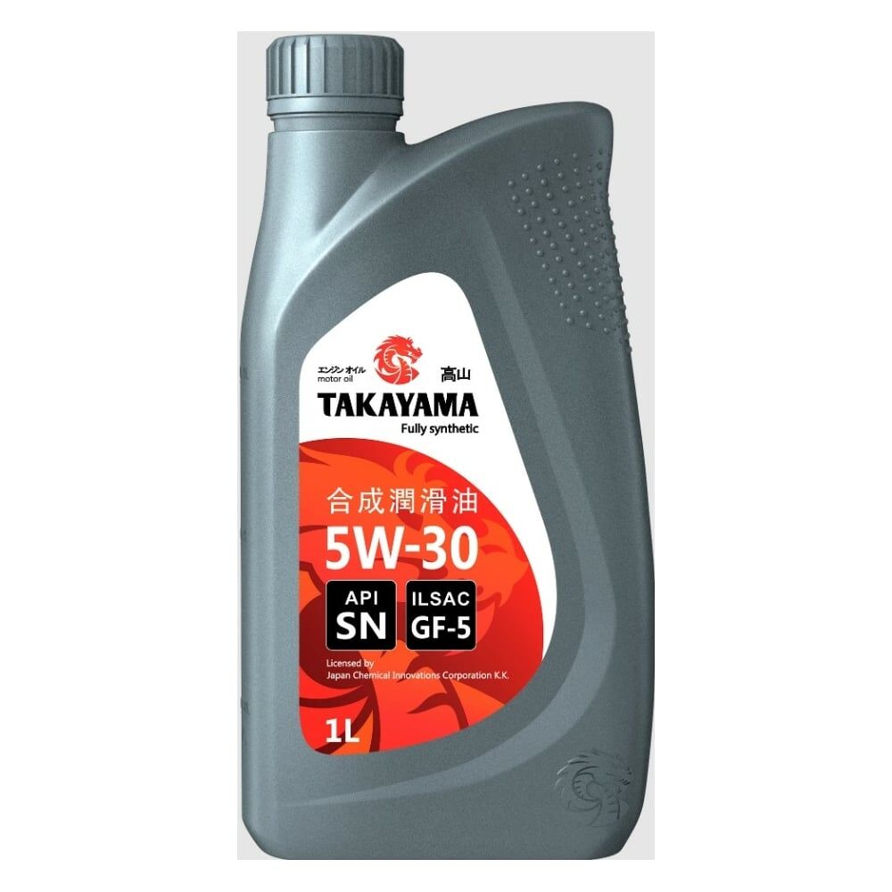 Синтетическое моторное масло TAKAYAMA SAE 5W-30, ILSAC GF-5, API SN