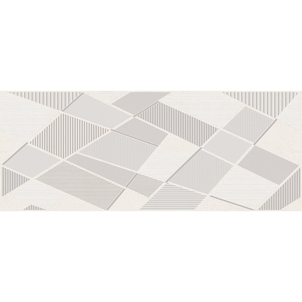 Декор Azori Ceramica sonnet grey geometria, 20.1x50.5 см