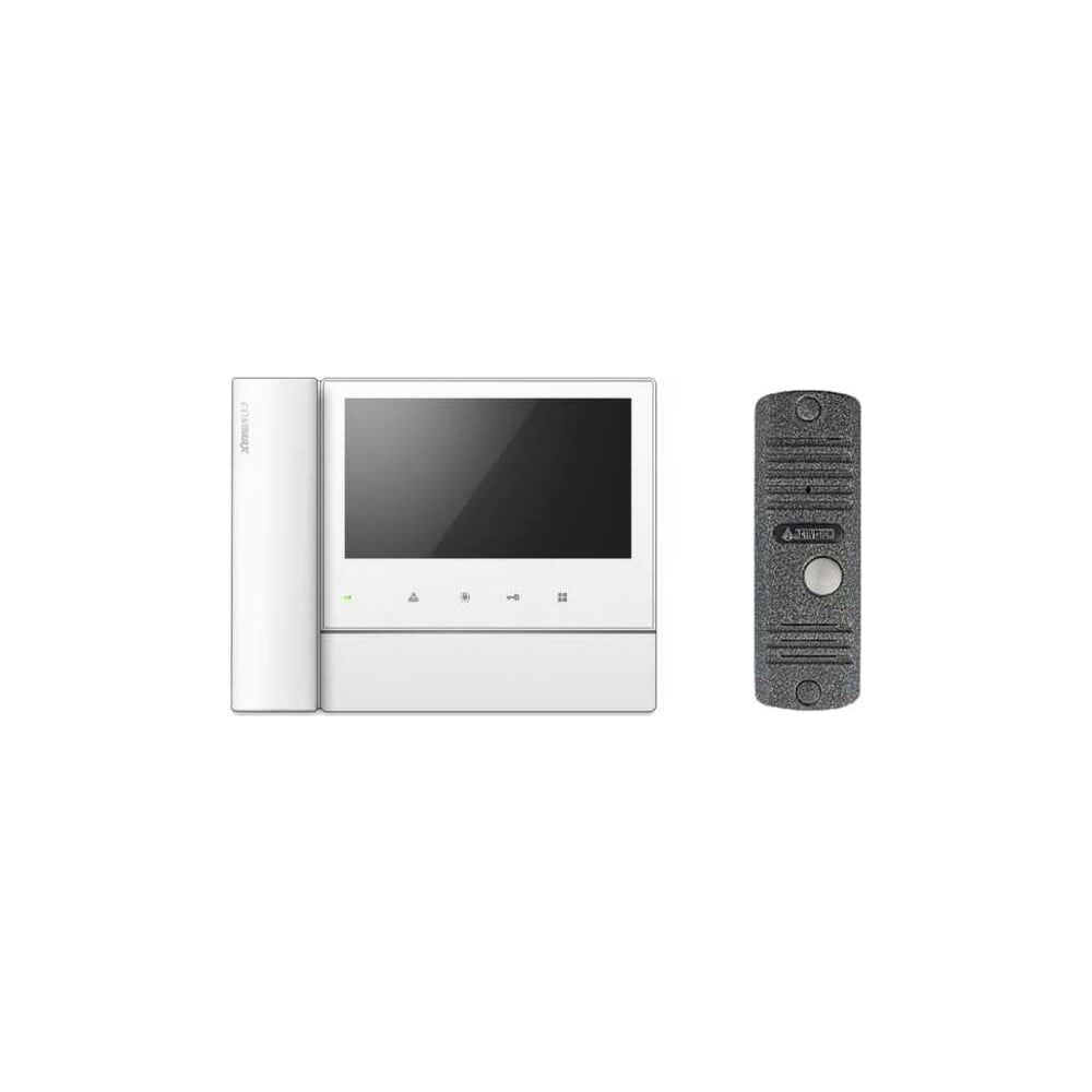 Комплект видеодомофона и вызывной панели COMMAX CDV-70NM White/AVC305S