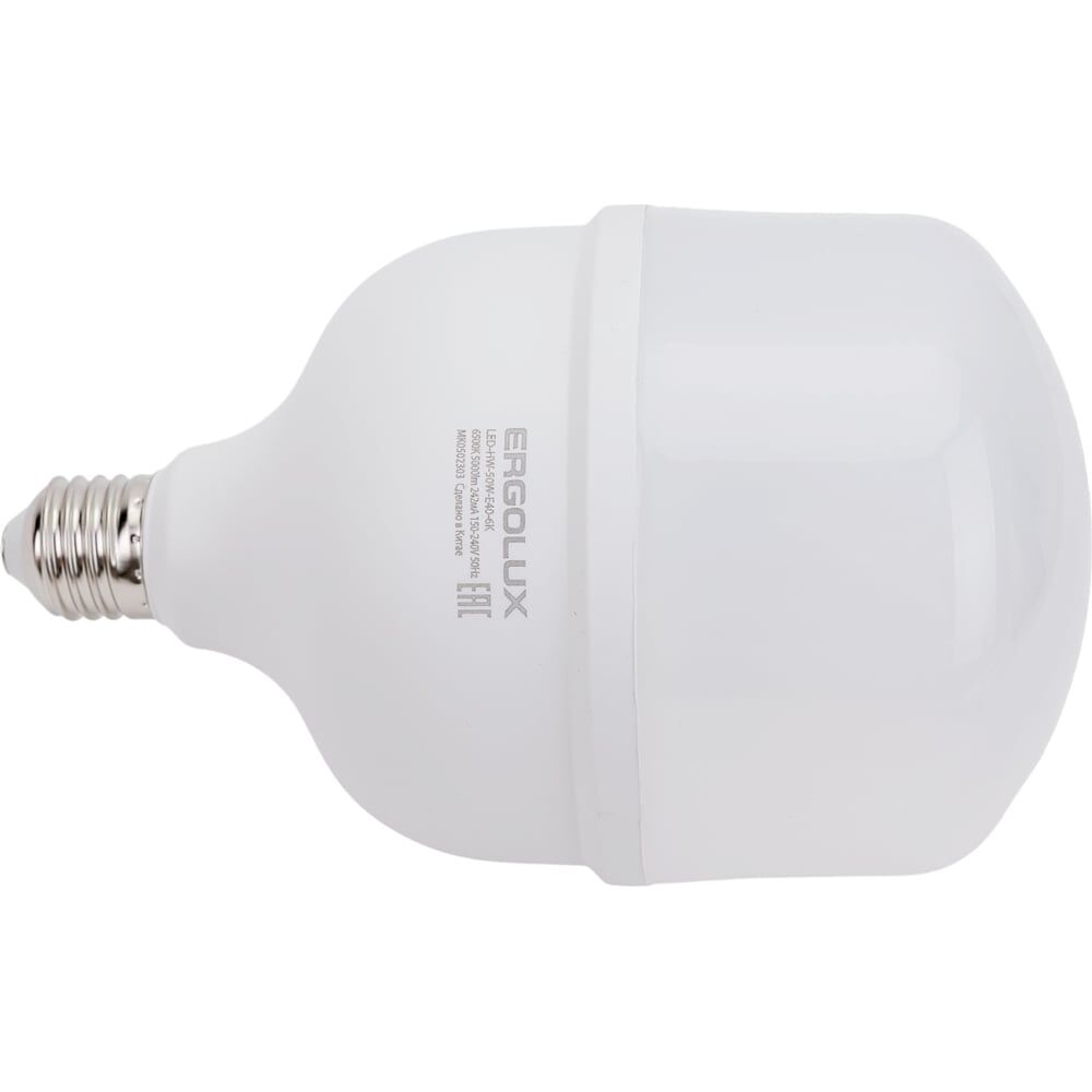 Светодиодная лампа Ergolux LED-HW-50W-E40-6K серия PRO