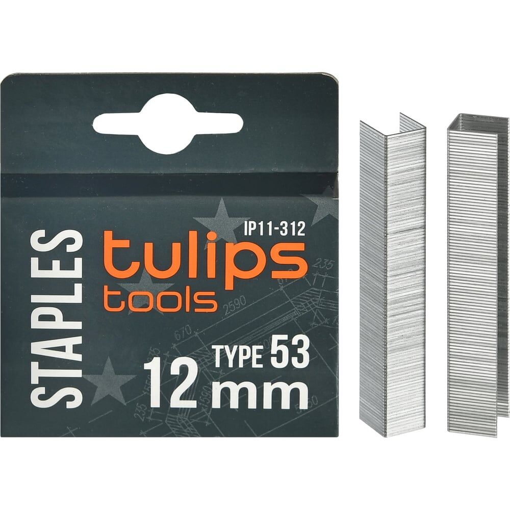 Скобы для степлера Tulips Tools IP11-312