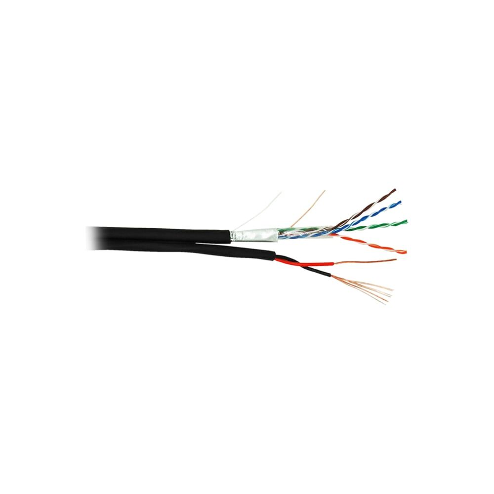 Одножильный кабель NETLAN EC-UF004-5E-PC050-PE-BK