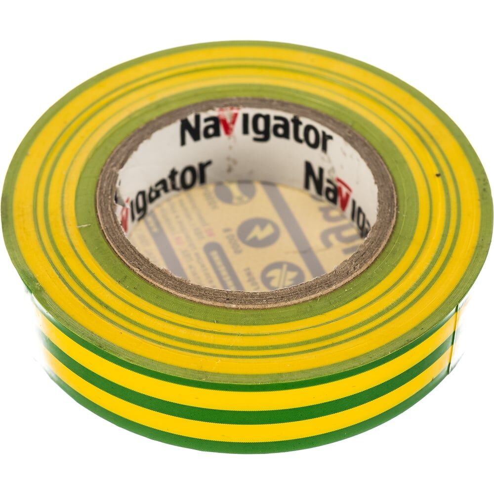 Изолента пвх Navigator NIT-B15-20/YG
