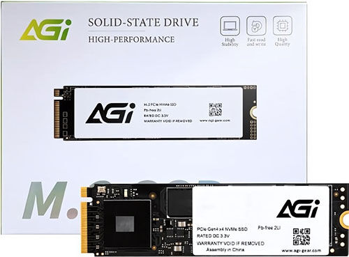 SSD накопитель AGI M.2 AI838 1000 Гб PCIe 4.0 (AGI1T0G44AI838)