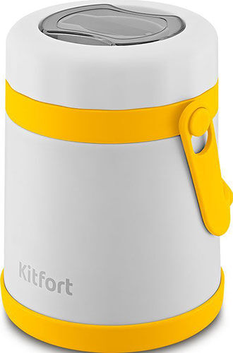 Ланч-бокс Kitfort КТ-1241-1, бело-желтый КТ-1241-1 бело-желтый