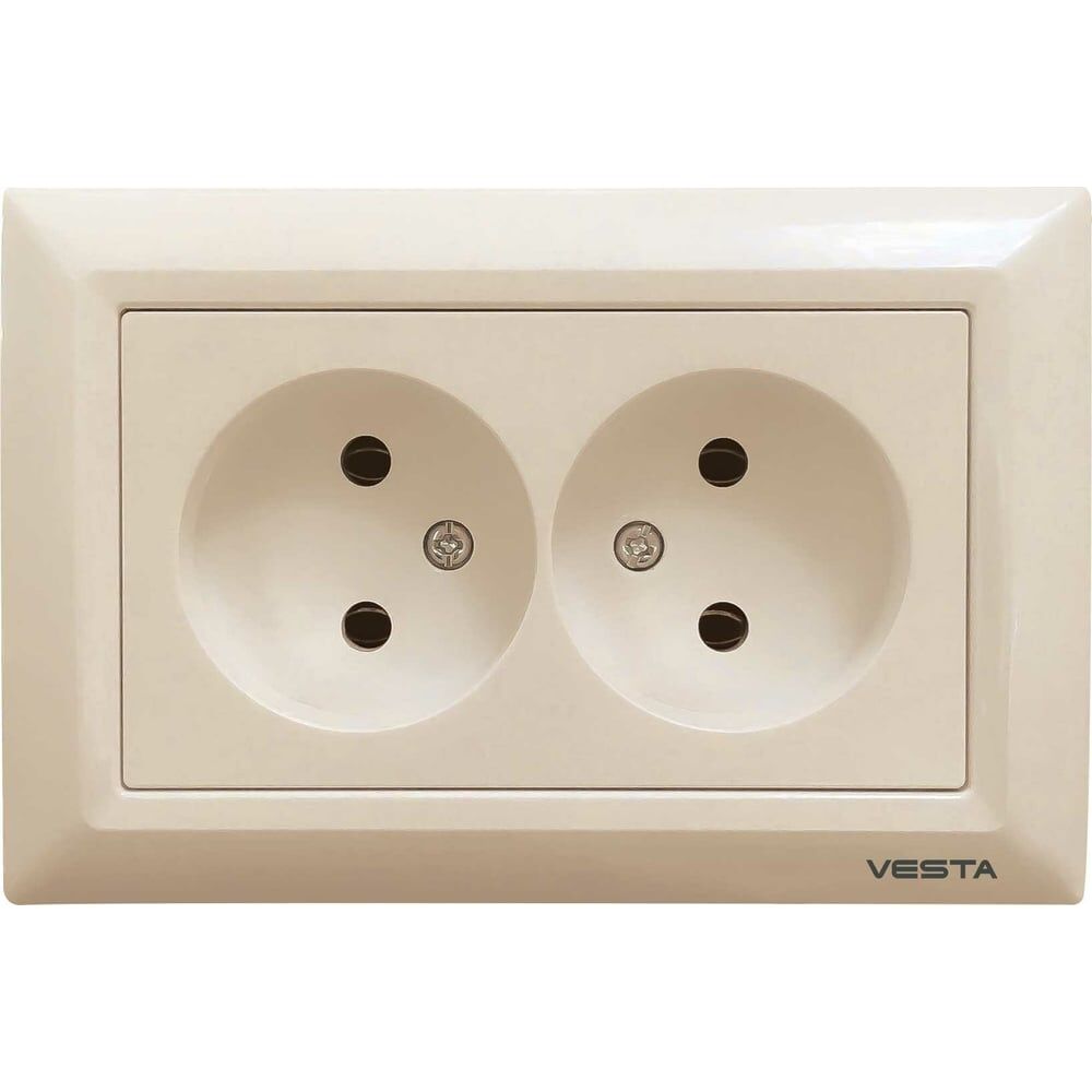 Двойная розетка Vesta Electric Roma