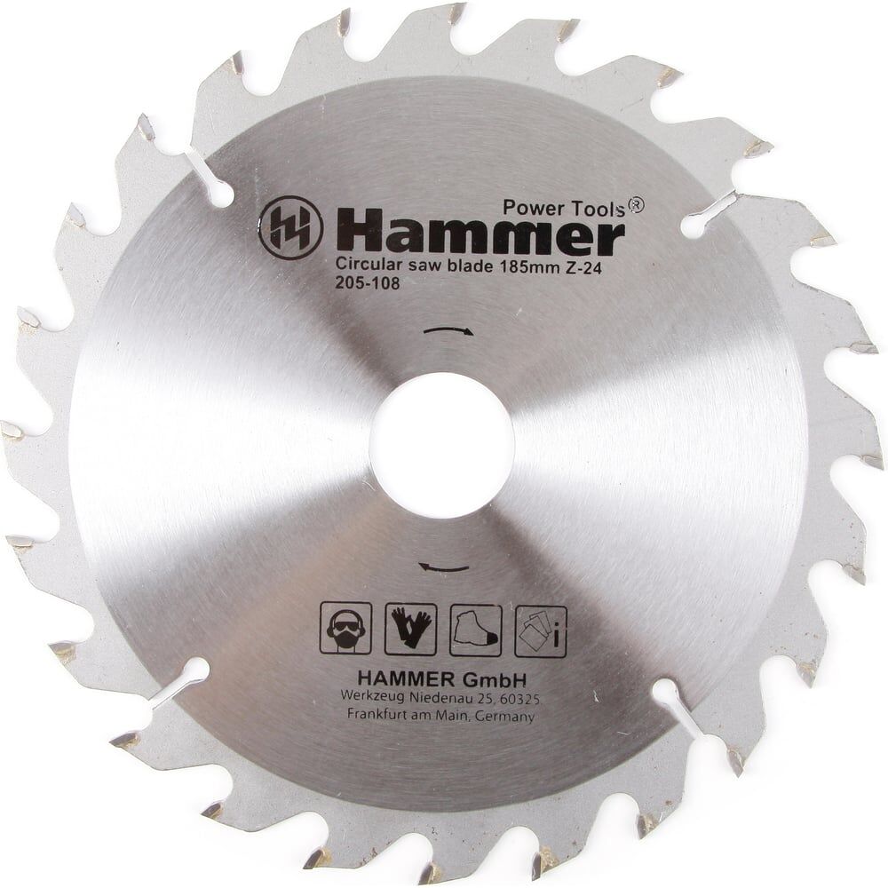 Пильный диск по дереву Hammer Flex 205-108 CSB WD