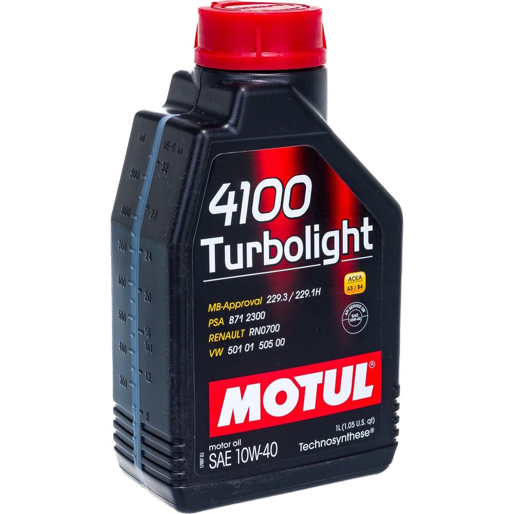 Моторное масло MOTUL 4100 Turbolight 10W40