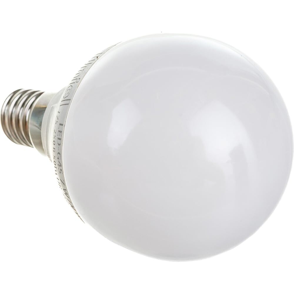 Светодиодная лампа Uniel ЯРКАЯ LED-G45 7W/NW/E14/FR PLP01WH