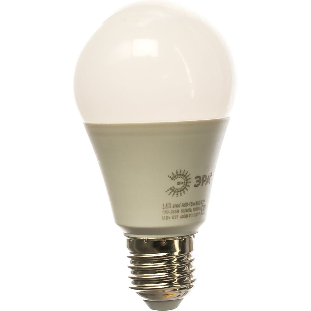 Светодиодная лампа ЭРА LED A60-15W-860-E27