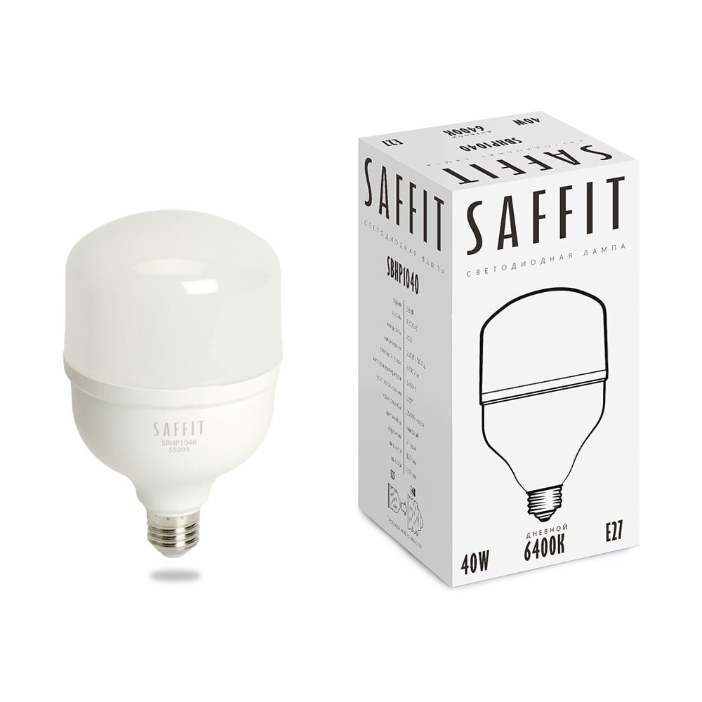 Светодиодная лампа SAFFIT SBHP1040 40W 230V E27 6400K