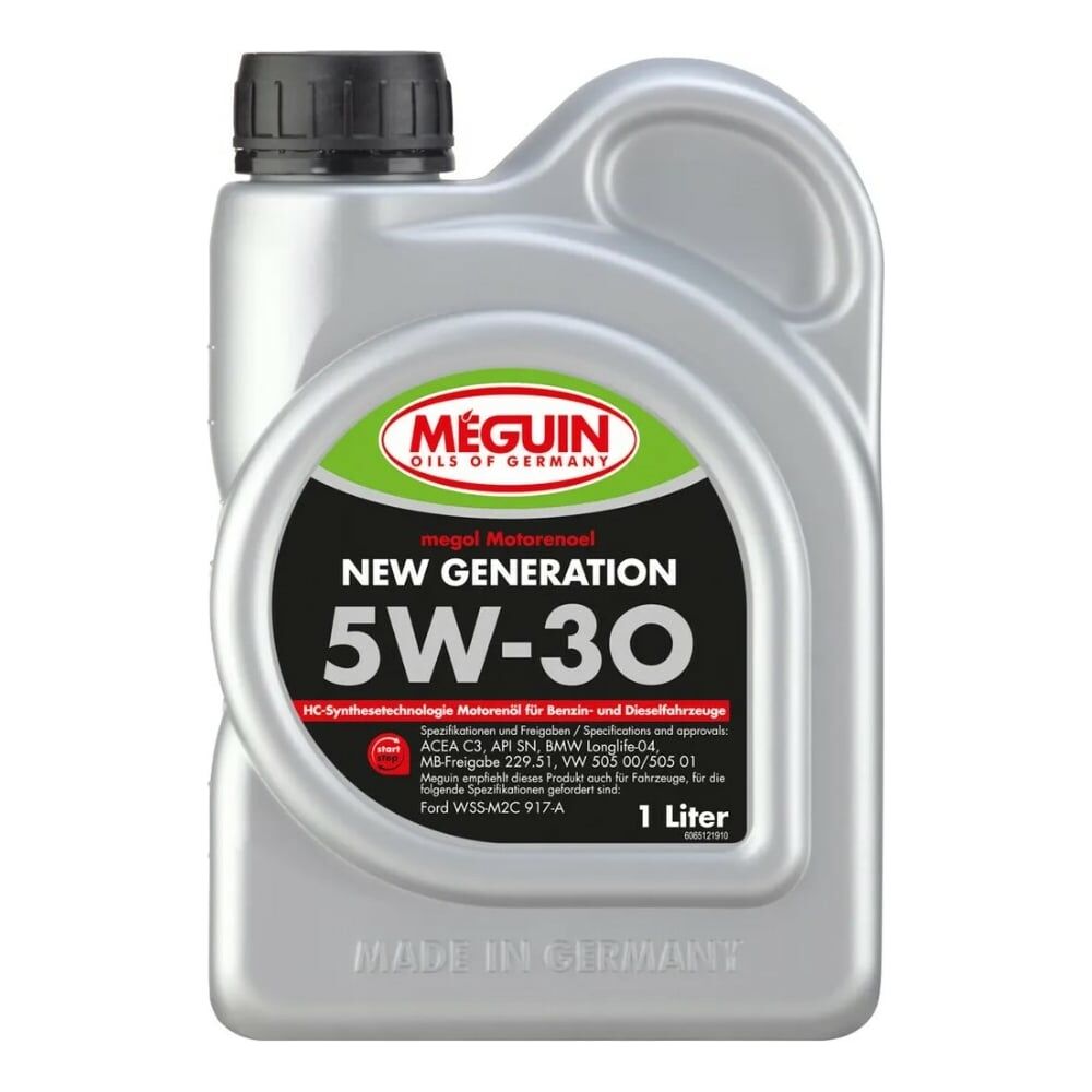 НС-синтетическое моторное масло MEGUIN Megol Motorenoel New Generation НС-5W-30 SN C3