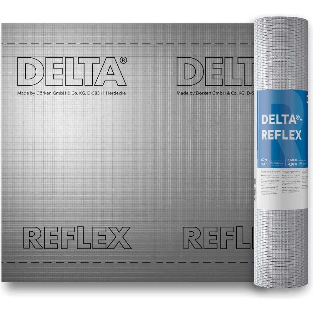 Армированная пароизоляционная пленка Delta REFLEX