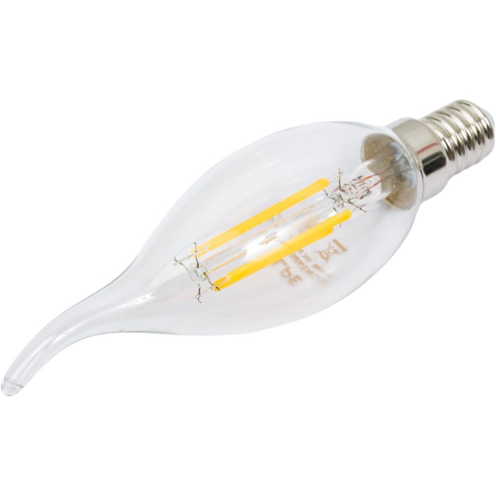 Светодиодная лампа Volpe LED-CW35-5W/3000K/E14/CL/SLF