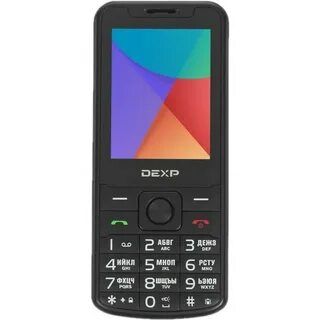 Сотовый телефон DEX A241 черный