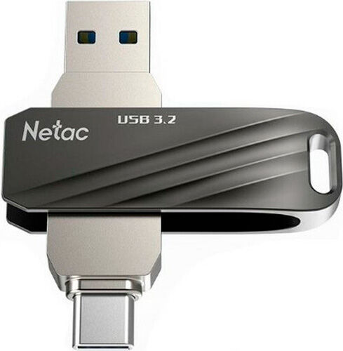 Флеш-накопитель Netac US11 USB Type-C/Type-A 64Gb (NT03US11C-064G-32BK)