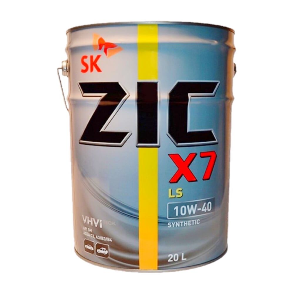 Синтетическое масло для легковых авто zic X7 LS 10w40 SN/CF