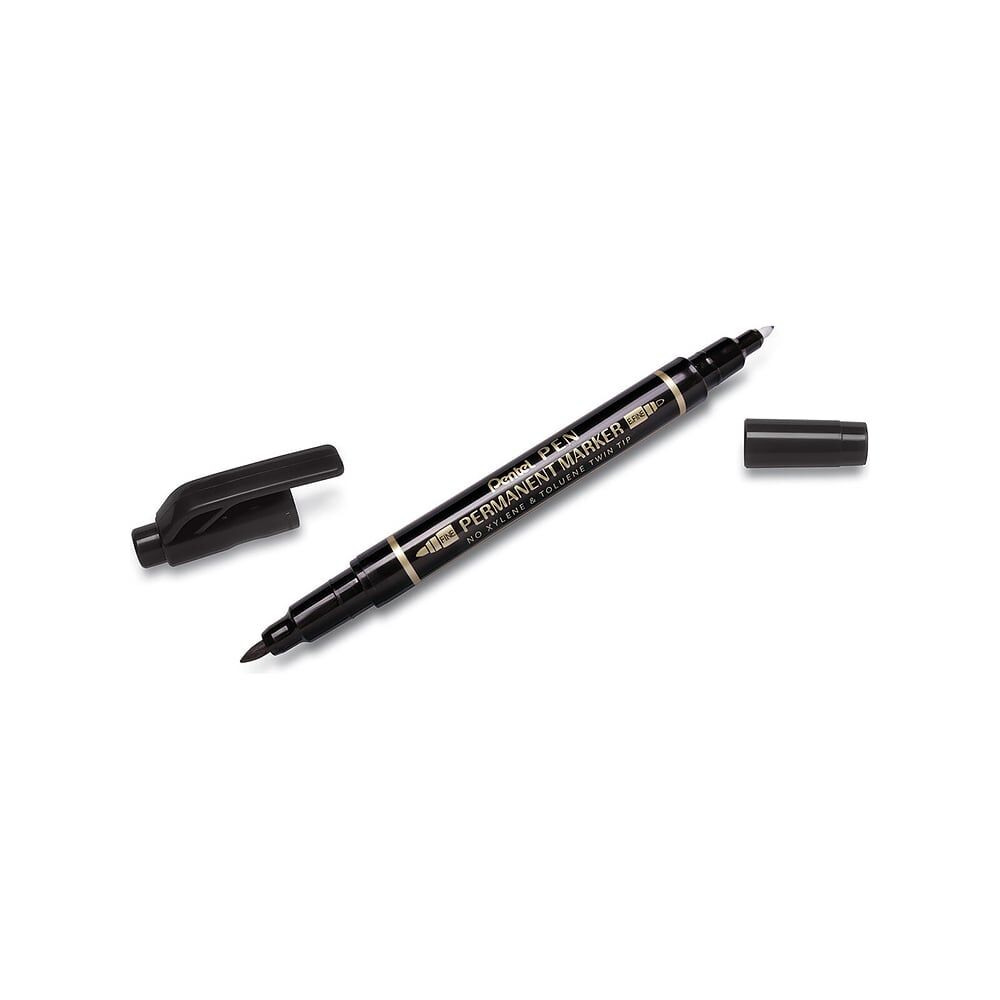 Перманентный маркер для cD Pen Twin Tip New Pentel 610009
